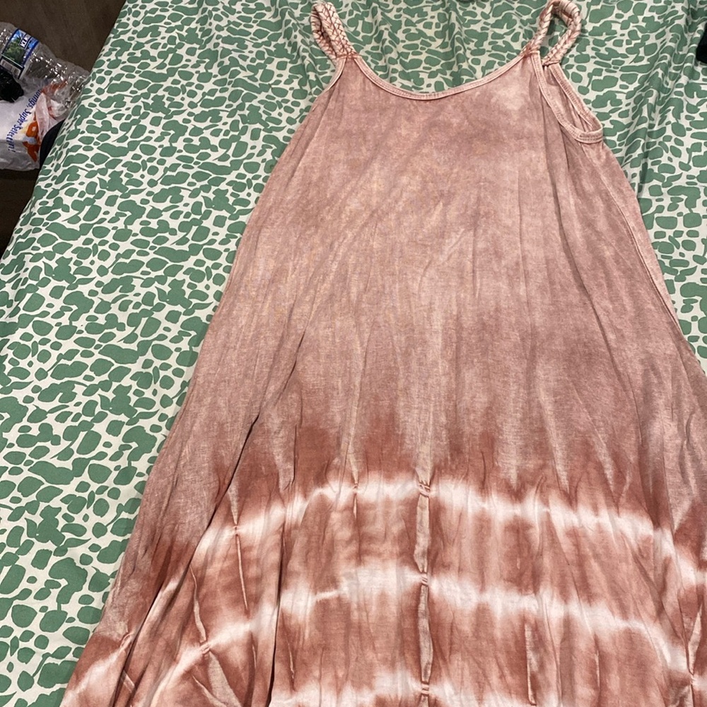 Tyedye pink dress
